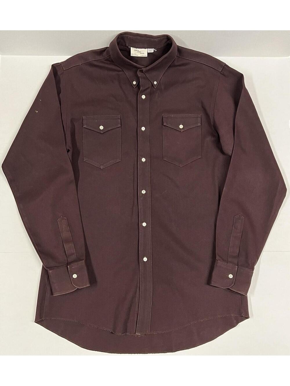 Brassada Western Buck’in Stock Riders Brushpopper Shirt Sz XXL X-Long Tails USA